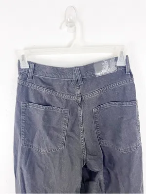 FREE PEOPLE We The Free Black Crossroads Boyfriend Barrel Jeans Size 27 Slouchy thumbnail 10