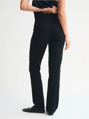 ABERCROMBIE The 90's Straight Ultra High Rise Black Jeans Sz 28 thumbnail 5