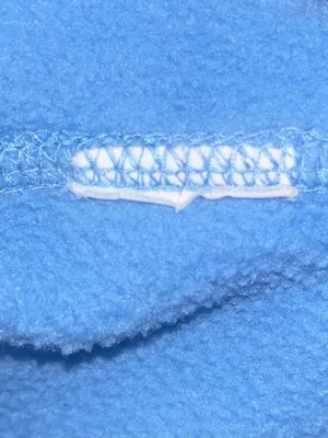 Aeropostale Hoodie Cropped Vintage Blue Rhinestone thumbnail 4