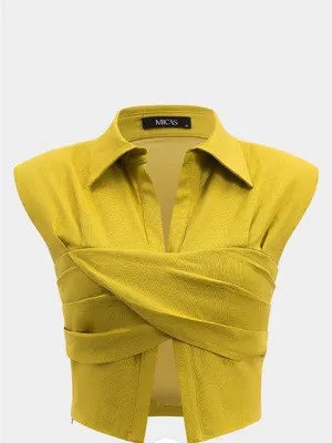 NWT MICAS Linen Crossed Ruched Tank Top thumbnail 2