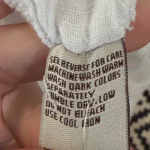 Blanco By Nature White Cutout Maxi Dress – Size M – Made in Peru thumbnail 9