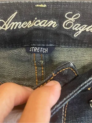 American Eagle Jeans Women’s 2 Skinny Stretch Dark Blue Wash Low Rise thumbnail 12