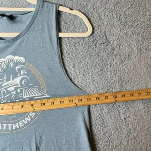 Burn Bootcamp Tank Womens XS Blue Matthews Est.‎ 2015 Workout Gym Exercise thumbnail 4