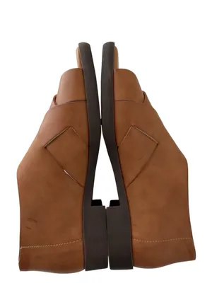 New FRYE AND CO. Tulia Cognac Vegan Leather Criss Cross Open Instep Sandals 6.5 thumbnail 11