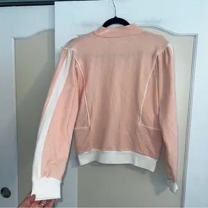 Vintage Stussy Y2K Baby Pink Full Zip Lightweight Jacket Size: Large thumbnail 8