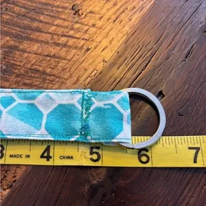 Turquoise Key Fob with clip thumbnail 4