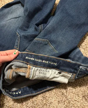 American Eagle High Rise Flare Jeans thumbnail 4