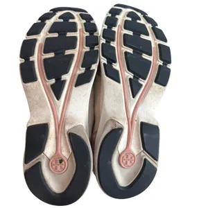 Tory Burch Good Luck Trainer Suede Chunky Sneakers Pink Moon Cream Size 10 thumbnail 6