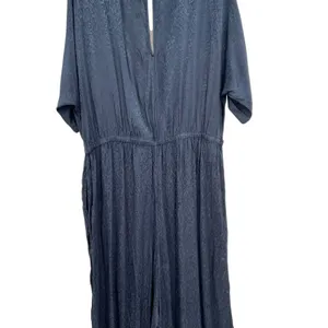 Anthropologie Maeve Jaqueline Jacquard Jumpsuit Leopard Print Navy Blue Size‎ XL thumbnail 11