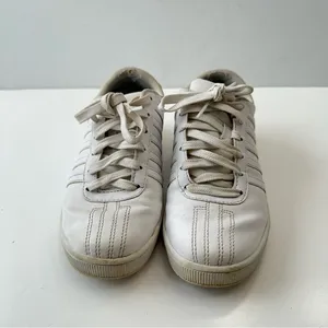 K-Swiss Classic Shoes Womens Size 5 White Tennis Low Vintage Sneakers UK‎ 4.5 thumbnail 2