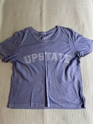 American Eagle Outfitters Distressed Baby Tee thumbnail 1