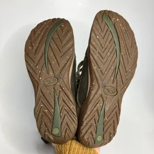 Chacos Barbary Ivy lace up boots‎ with fold over knit collar women's size 7 thumbnail 7