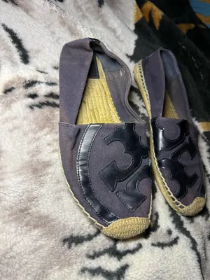 Tory Burch Navy Blue Lonnie Espadrille Flats thumbnail 2