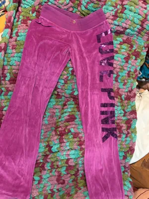 Victoria's Secret PINK flare velvety leggings thumbnail 1