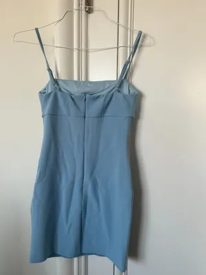 Hello Molly LIGHT BLUE Mini Dress (Peachy Moments Mini Dress) thumbnail 9