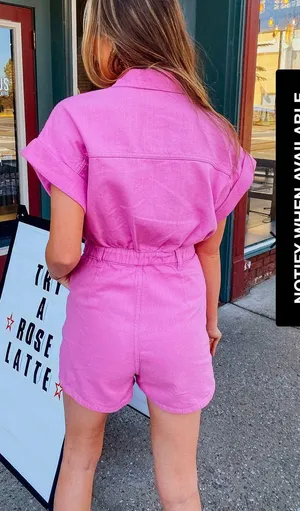 idem Ditto Denim Utility Romper thumbnail 3