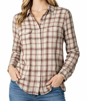 Old Navy Women's‎ Plaid Flannel Shirt - Size Large thumbnail 1