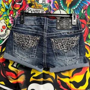 miss me cut off shorts thumbnail 2
