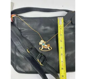 Coach Black Crossbody Bag Customized with Applique thumbnail 4