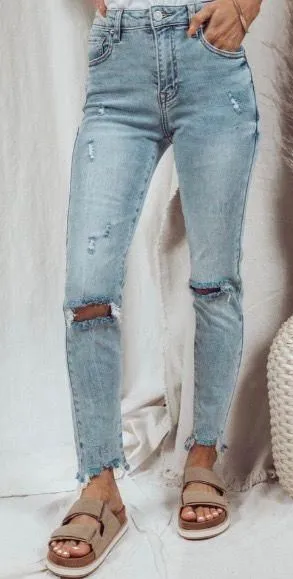 Insane Gene Luna Distressed Skinny Jeans thumbnail 1