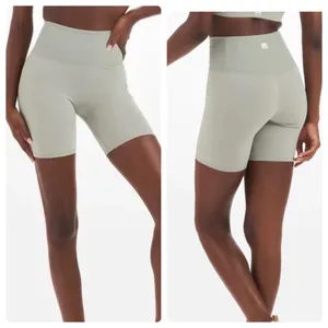Vuori Ribbed Studio Shorts Sage Green XS thumbnail 2