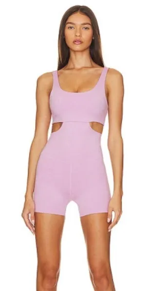 WellBeing + BeingWell LoungeWell Ziggy 4 Inch Romper‎ XXS Athleisure Pilates thumbnail 1