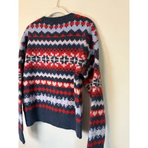 Lucky Brand Fair Isle Wool Brand Cardigan Sz S NWT With Flaw READ $128 thumbnail 12