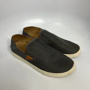 Olukai Pehuea slip on shoes gray women's size 9.5 casual minimalist neutral‎ thumbnail 2