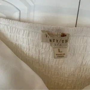 Thirty Thirty White Bow Crop Strapless Tank Size‎ Large thumbnail 4