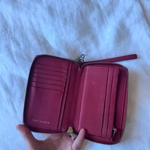 Tory Burch Red Wristlet Wallet thumbnail 3