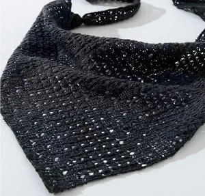 Kerchief Head Band #181 Black thumbnail 1