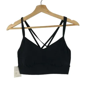 All In Motion Black Strappy‎ Low Support Sports Bra M thumbnail 3