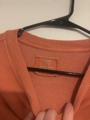 Aerie Orange Sweater Crewneck thumbnail 4