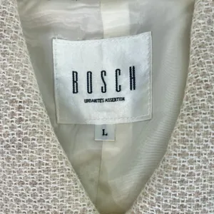 Bosch White Beige Cream Gold Button Luxury Regal Tweed Skirt Suit size 6 / L thumbnail 8