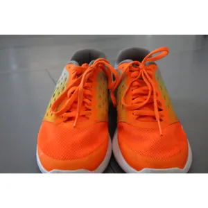 Neon Orange/Gray Nike 6.5y Lunarstelos Running Shoes thumbnail 2