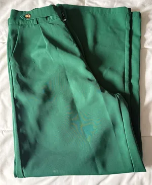 Green Wide-Leg Trousers Amazon thumbnail 1