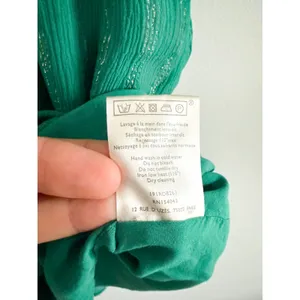 Sézane | Alexandra Green‎ Striped Dress Tie Back | SZ 34 / US 2 thumbnail 7