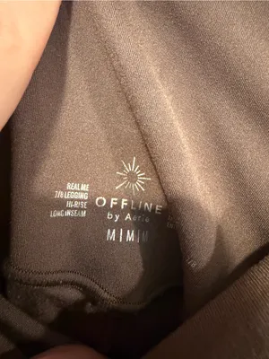 High Waist Brown Aerie‎ Real Me Leggings thumbnail 2