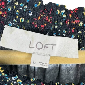 LOFT‎ Colorful Speckled Long Sleeve Lightweight Stretchy Above Knee Dress Size M thumbnail 6