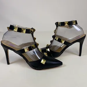 Nicole Miller NY Women’s Studded‎ Heel with Strap A9 thumbnail 6