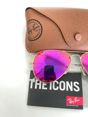 Rayban Pink Avaitor 112/4T Size 58mm Unisex thumbnail 2