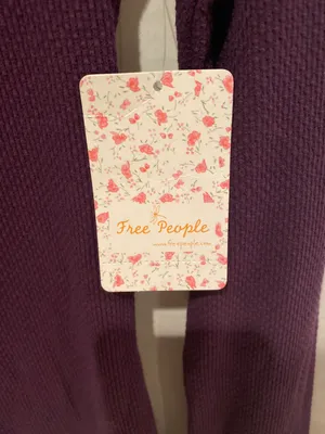 Free People NWT! Purple  Top thumbnail 6