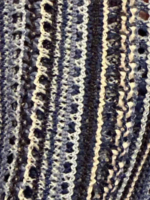 BECCA‎ Striped Wide-Leg Coverup Pants - Navy & White nwt med thumbnail 3