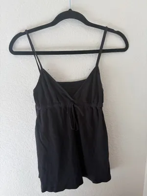 brandy melville black baby doll tank thumbnail 4