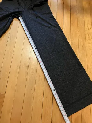 Lululemon Athletica Still Wide Leg Drawstring Charcoal Gray Pants Size 2 thumbnail 10