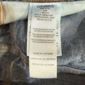 Good American Good Barrel Relaxed Jeans Women 12/31 Blue High Rise Wide Tapered thumbnail 10