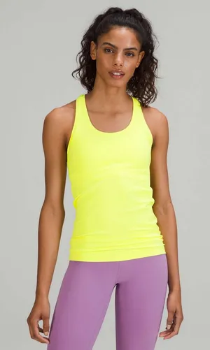 Lululemon yellow razor back tank  thumbnail 1