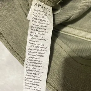 SPANX Stretch Twill Straight Leg Pants Olive Oil Green Size XS thumbnail 10