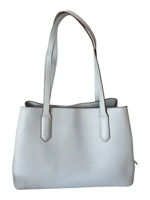 Nanette Lepore Kassandra Triple Section Shoulder Bag with Scarf Ice Blue NWT thumbnail 5