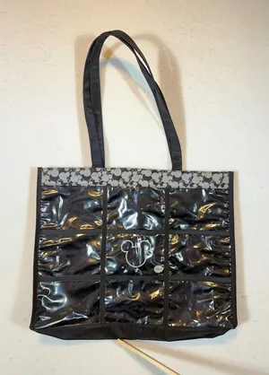Disney Parks Black Clear Panel Tote Bag Purse Mickey Mouse Shopping thumbnail 1